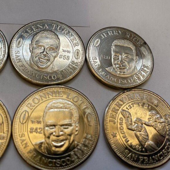 San Francisco 49ers then and now 1994-95 collectable coins 15 of 20 Lot #4 - Picture 4 of 6